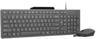 Komplet tastierë dhe mi Lenovo 310, me kabllo USB A, rezistent ndaj derdhjes, i zi