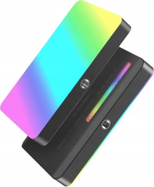 Panel drite LED Ulanzi VL120 RGB, 3100mAh, portabël, i bardhë