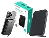 Power bank Aukey MagFusion, 10000mAh, 30W, gri