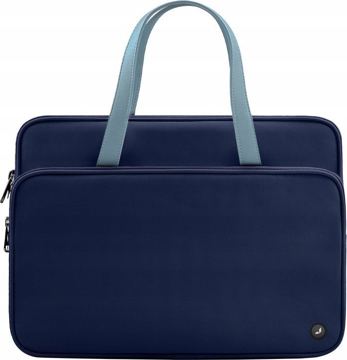 Çantë laptopi JCPAL Cartella Milan, 13-14", rezistente ndaj ujit, blu e errët