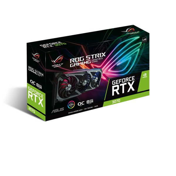 Kartelë grafike ASUS ROG -STRIX-RTX3070-O8G-V2-GAMING NVIDIA GeForce RTX 3070 8 GB GDDR6