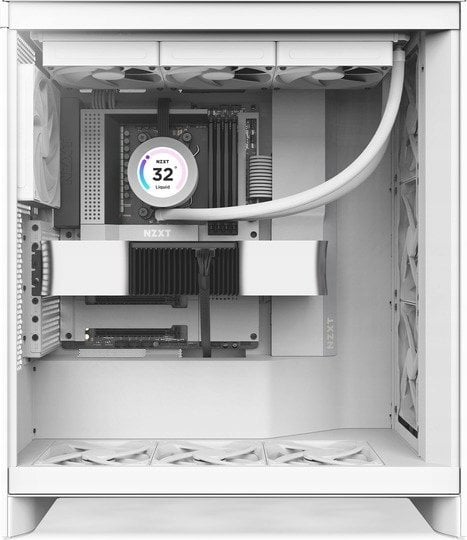 Kasë Nzxt H7 Flow, e bardhë, Midi Tower