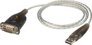 Adapter USB në RS 232 ATEN UC232A, USB 2.0, 1m, i zi