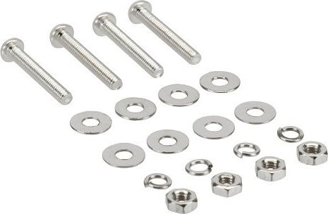 Set vida për ventilatorë InLine 33371B, 15mm, metalik