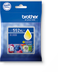 Katridë boje Brother LC552XLY, inkjet, kapacitet i lartë, e verdhë