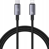 Kabllo karikimi Usams SJ662 USB C në Lightning, 30W, 1.2m, çelik