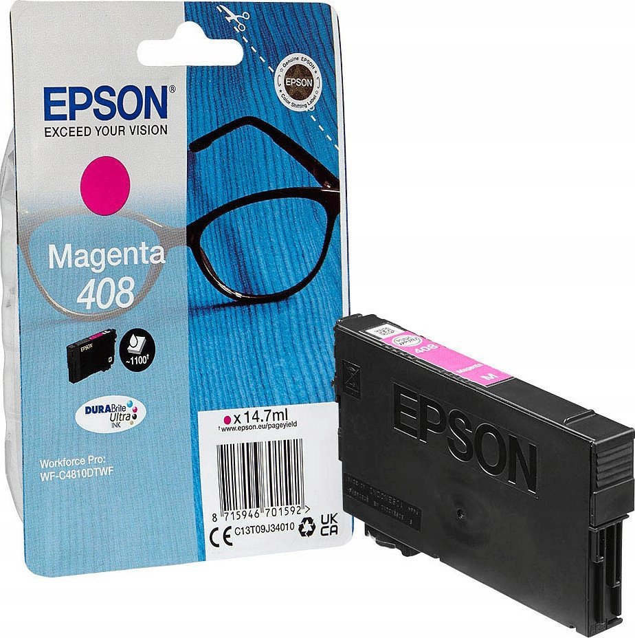 Kasetë boje Epson C13T09J34010, magenta, rendiment standard, origjinale