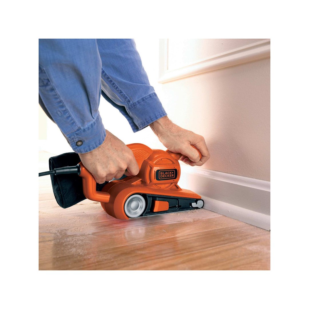Lëmues me rrip Black&Decker KA86, 720W, me thes pluhuri, portokalli
