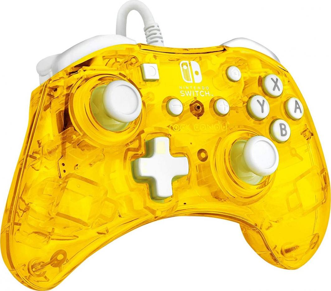 Kontroller PDP Controller Rock Candy Mini, me kabllo, i verdhë