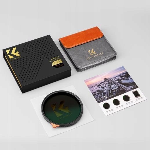 Filtër ND K&amp;F Concept Nano X True Color, ND2 ND32, 77mm, gri