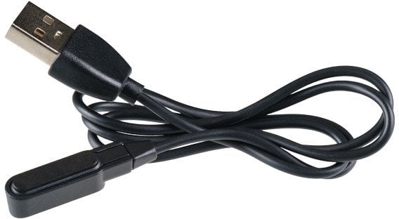 Kabllo karikues magnetik Garett C006, 2 pina, për smartwatch Garett, i zi