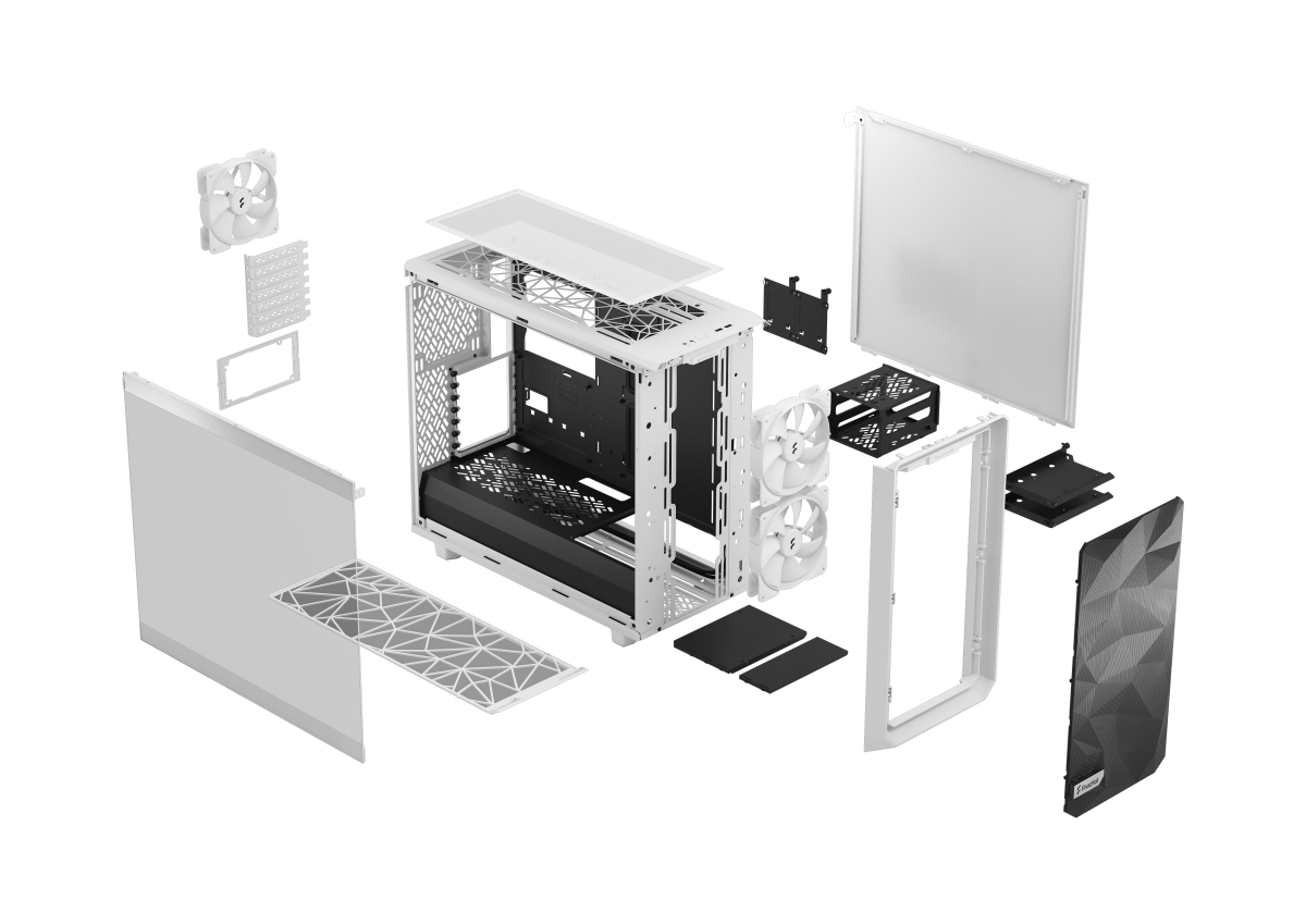 Kasë për PC Fractal Design Meshify 2 Lite, e bardhë