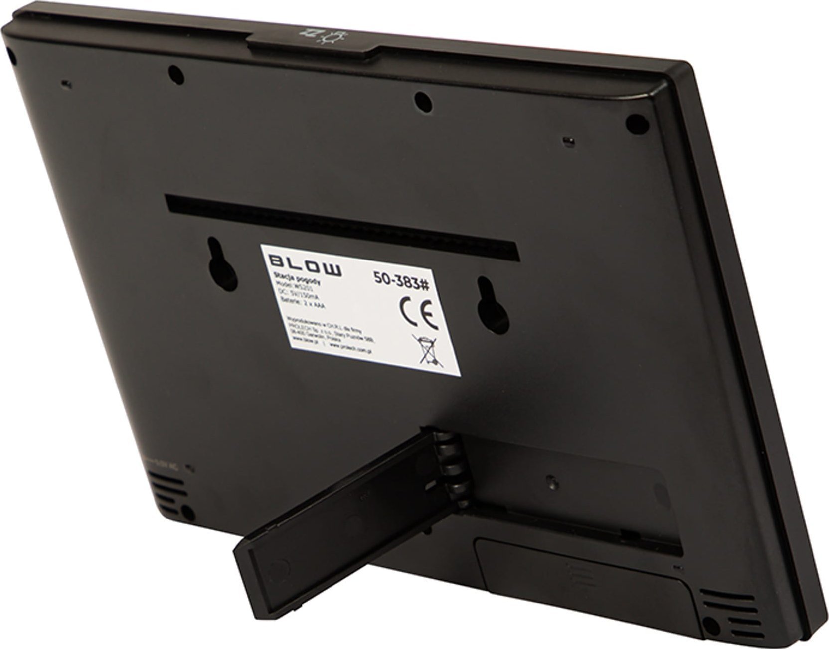 Stacion moti Hut, termometër higrometër orë, me 3 sensorë, i bardhë