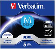 CD Verbatim BD-R, 100 GB, 4x5 copë
