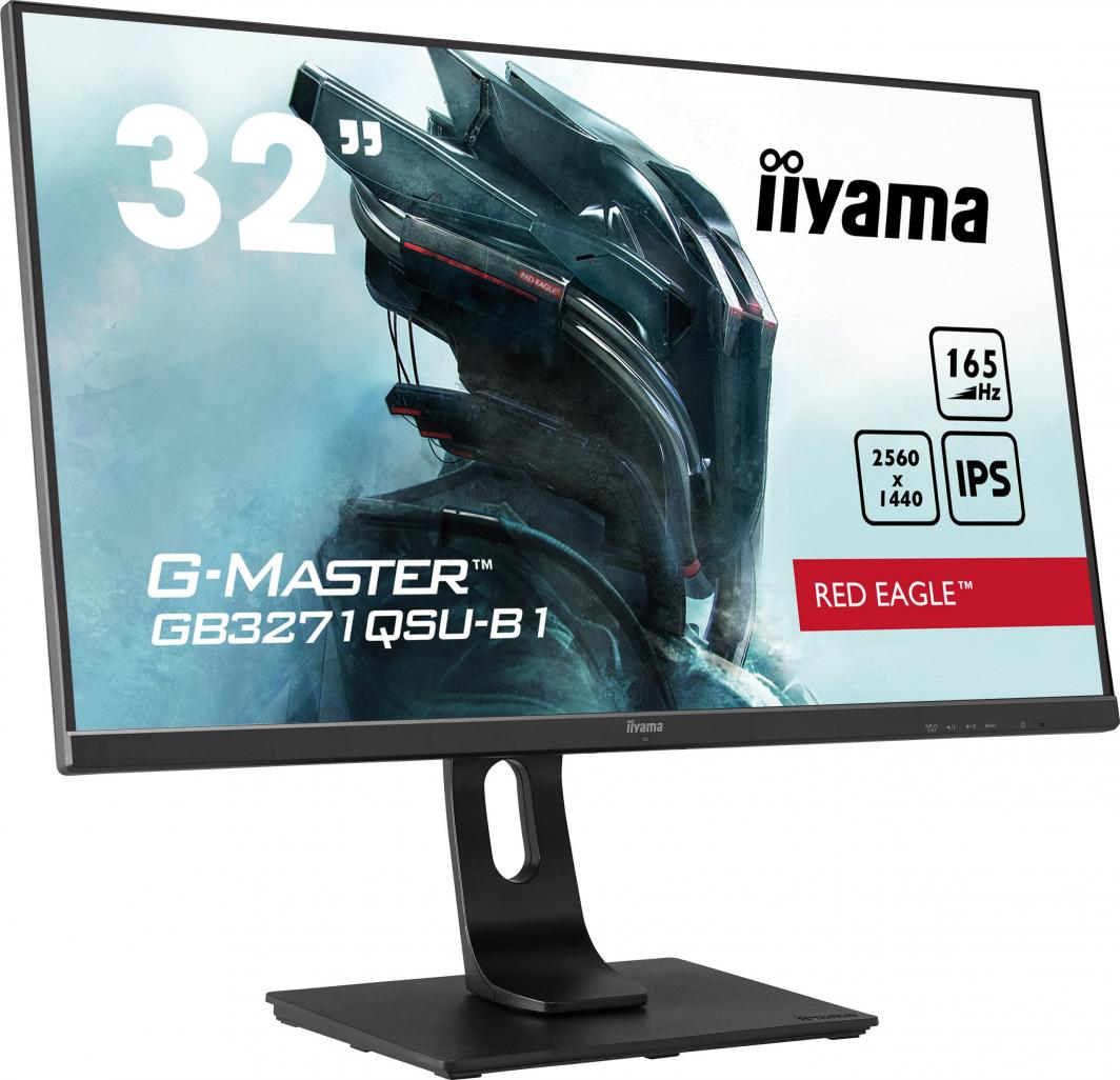Monitor Iiyama G-Master Red Eagle GB3271QSU-B1, 31.5", LED, WQHD, i zi