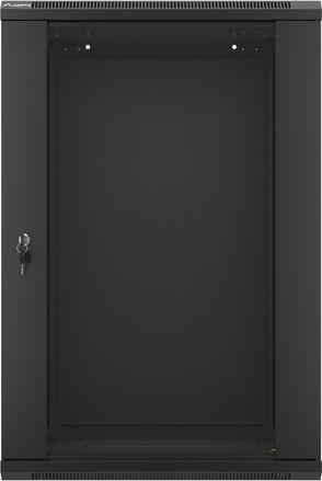 Kabinet Lanberg WF01-6418-10B, 19", 18U, i zi