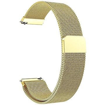 Ремче за часовник Eternico Elegance Milanese Pro, 22 mm, универзално Quick Release, златна боја