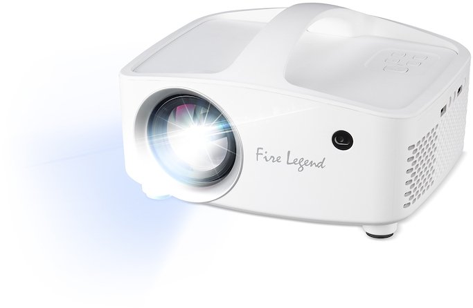 Projektor Acer Aopen QF13s, LCD, 350 ANSI lumen, i kuq