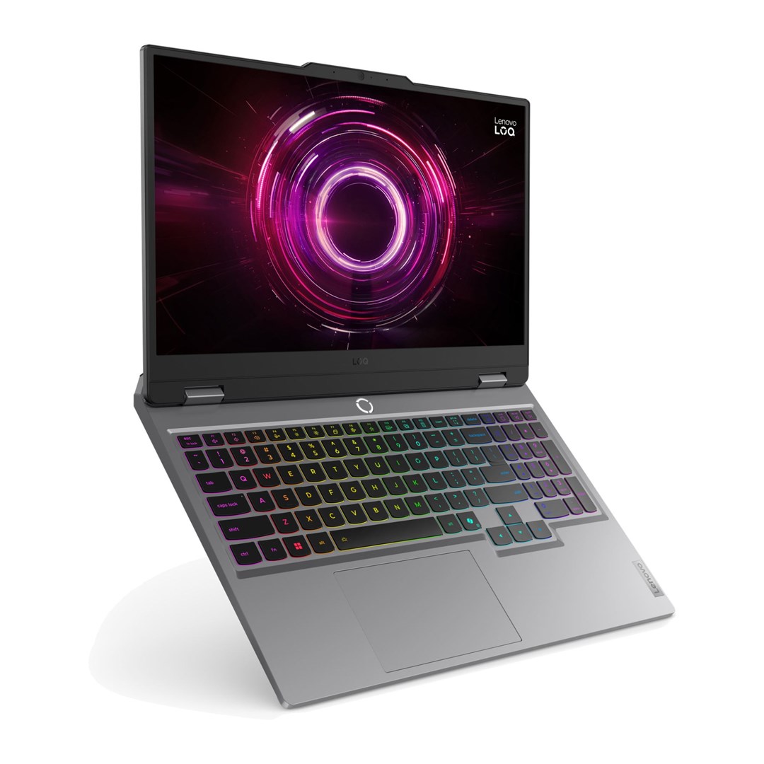 Laptop gaming Lenovo LOQ 15AHP10, 15.6" FHD 144Hz, AMD Ryzen 5 220, 32GB RAM, RTX 5050, 512GB SSD i zi