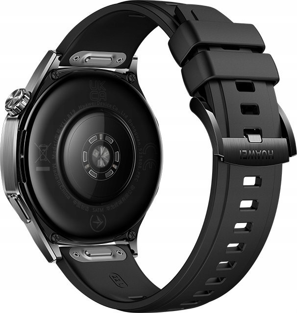 Orë inteligjente Huawei Watch GT 5, 46mm, rrip fluoroelastomer, e zezë
