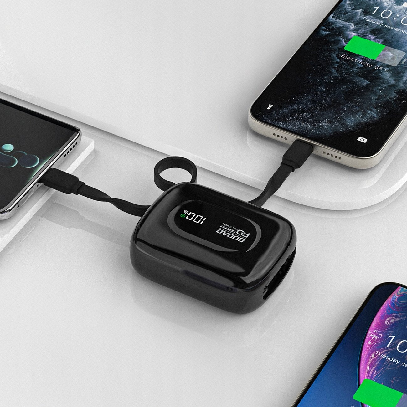 Power bank Dudao K32, 10000mAh, 22.5W, црн