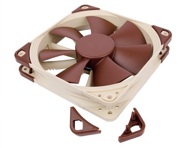 Ftohës Noctua NF-F12 PWM, 120 mm, i kaftë - bardhë