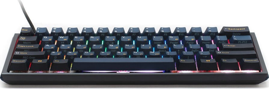 Tastierë gaming Ducky One 3 Pro Mini Nazca Line, mekanike 60%, 8000 Hz, RGB, Cherry MX2A Brown, ANSI US