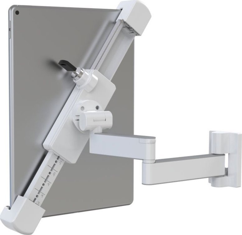 Mbajtëse muri për tablet Barkan, 7-14", e palosshme, e bardhë