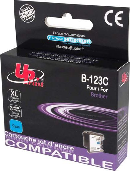Kartitshe boje UPrint B-123C LC-123C, cyan
