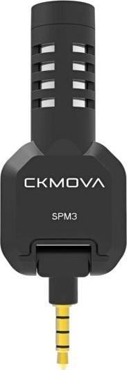 Mikrofon kondensator CKMOVA SPM3, directional, për smartphone dhe kamera, i zi