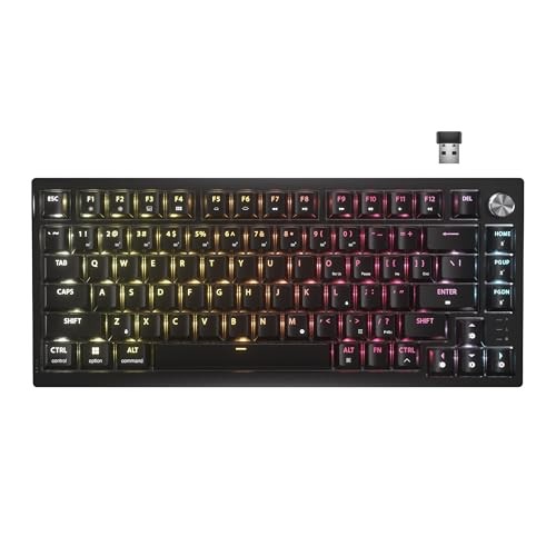 Tastierë gaming Corsair K65 Plus Wireless, mekanike 75%, RGB, e zezë