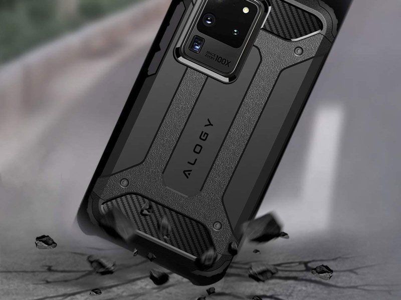 Mbrojtëse Alogy Hard Armor për Samsung Galaxy S20 Ultra, e argjendtë