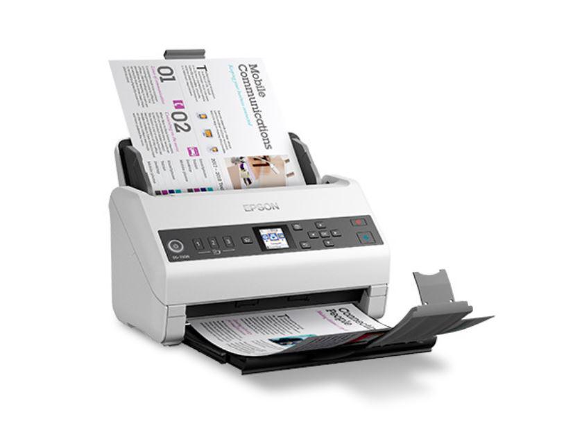 Skaner dokumentesh Epson WorkForce DS-730N, A4, rrjet, i zi