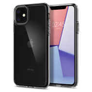 Mbështjellës për iPhone 11 Spigen Ultra Hybrid, transparent