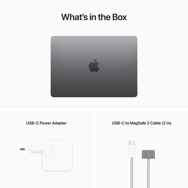 [OUTLET] Apple MacBook Air 13.6", M2 8-core, 8GB, 256GB, 8-core GPU, Space Grey