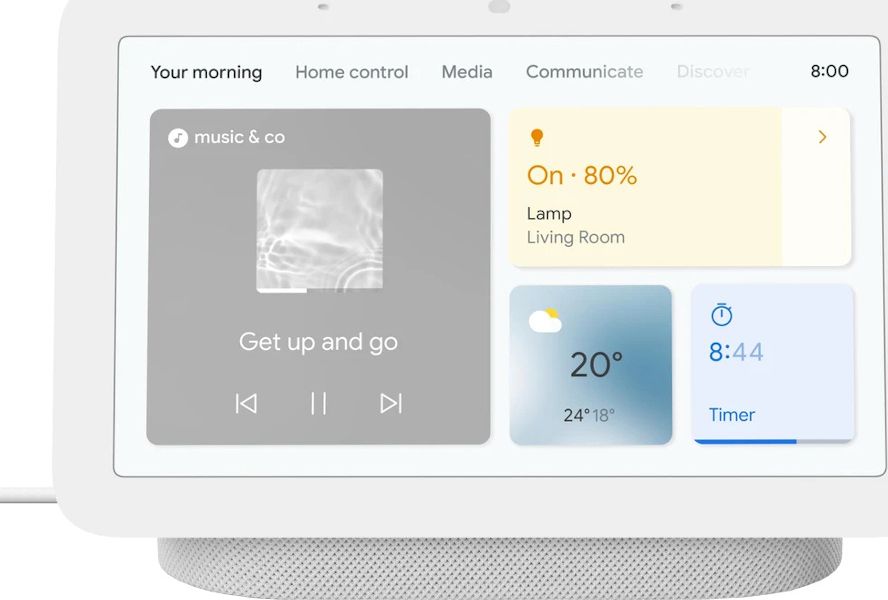Паметен екран Google Nest Hub Gen 2, 7\", WiFi, бел
