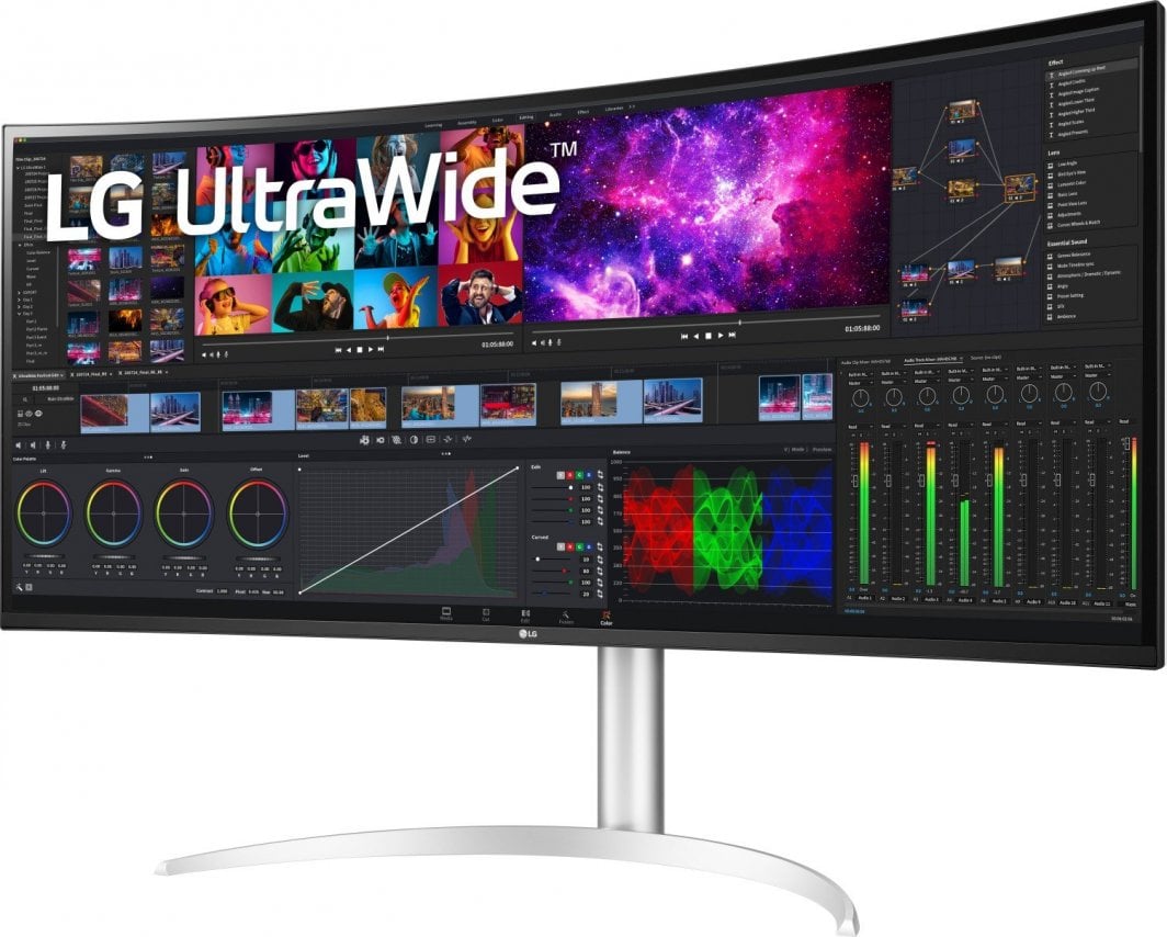 Monitor LG 40WP95XP-W, 39.7'', UltraWide 5K, i bardhë