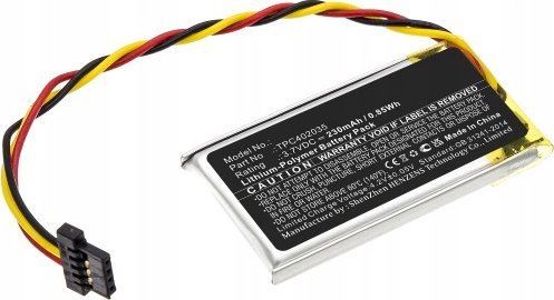 Bateri kamera makine Cameron Sino TPC402035, 230mAh, Li Polymer