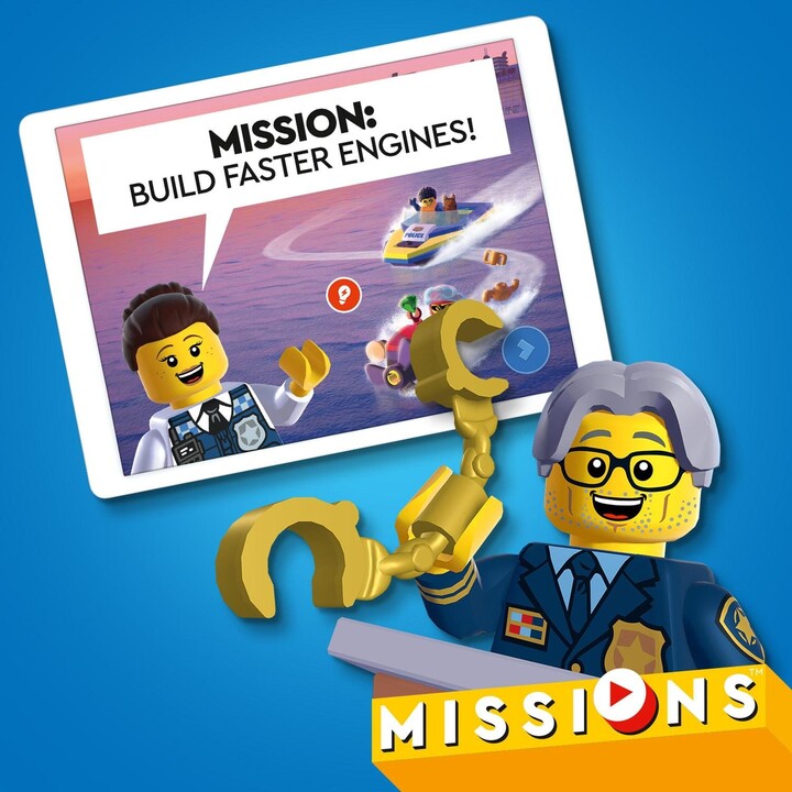 Set lodër LEGO® City 60355 Coast Guard Detective Mission, 278 pjesë
