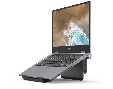 Qendër notebook Acer 5 në 1, USB Type C, HDMI, argjendtë