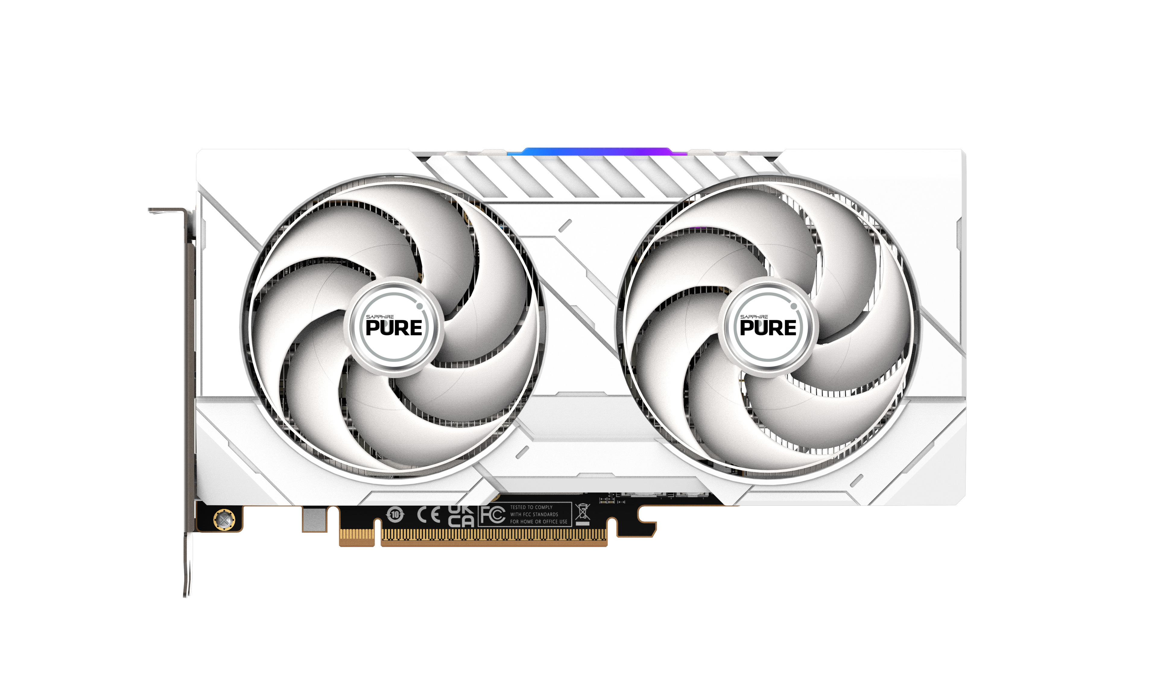 Kartë grafike Sapphire AMD Radeon RX 9060 XT PURE, 16GB GDDR6, ARGB, e bardhë