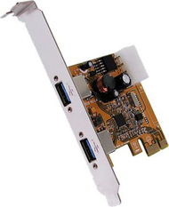 Kartë rrjeti Exsys 2 Port PCIe, gigabit Ethernet, për desktop