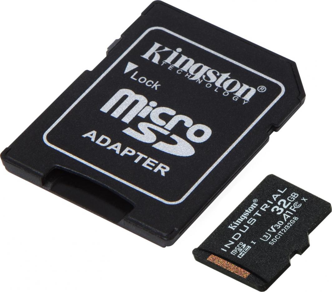 Kartë memorie Kingston Industrial MicroSDHC, 32GB