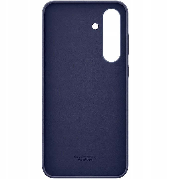 Футрола Samsung Kindsuit Faux Leather за Galaxy S25 FE, ултра тенка, Mystic Blue