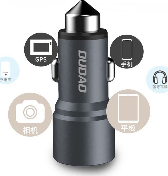 Karikues për makinë Dudao R5, 2x USB-A 3.1 A (55632-uniw)