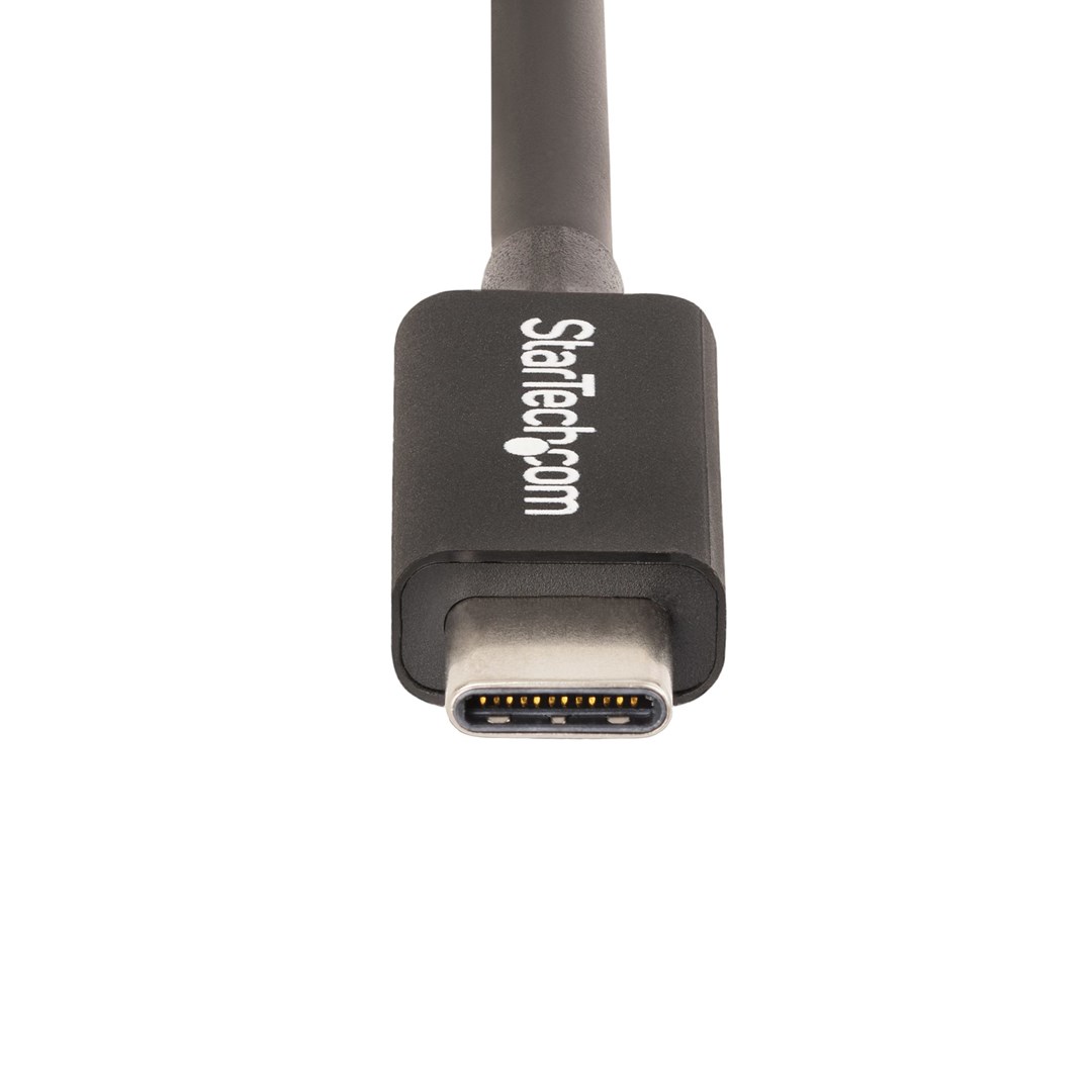 Kabllo Thunderbolt 4 StarTech.com, 3ft, 40Gbps, 100W, e zezë