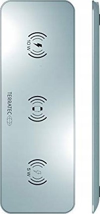 Karikues wireless Terratec ChargeAIR All, universal, USB Type C, ngjyrë alumini