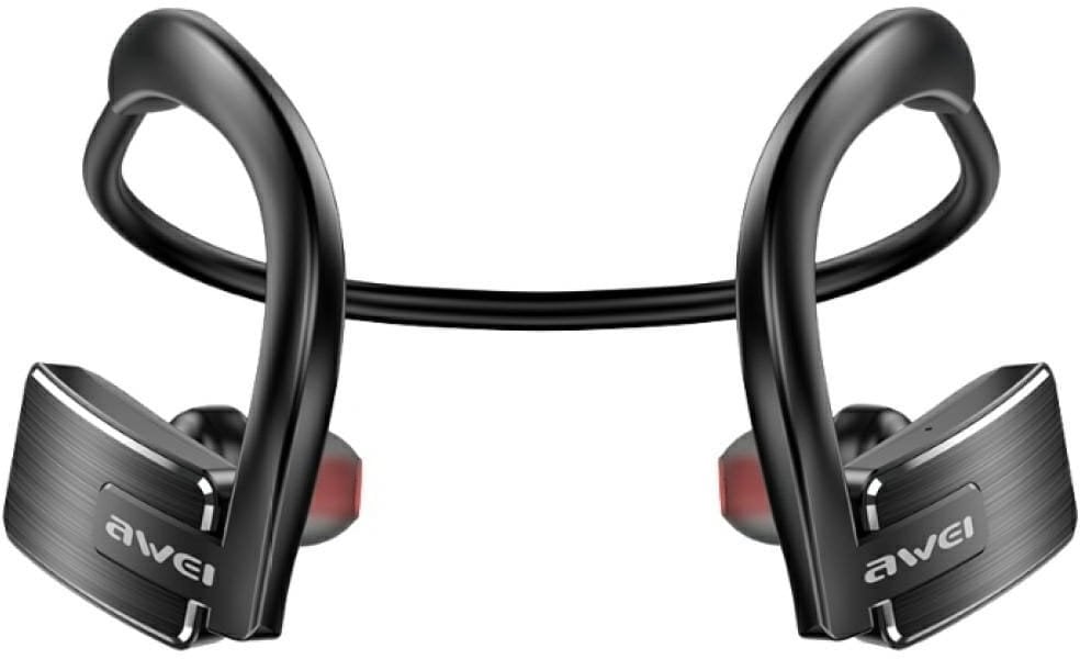 Kufje pa tela Awei E1BL, Bluetooth 5.3, sportive, të zeza