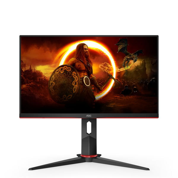 Monitor AOC 24G2SPU, 23.8", FHD, i zi/ kuq