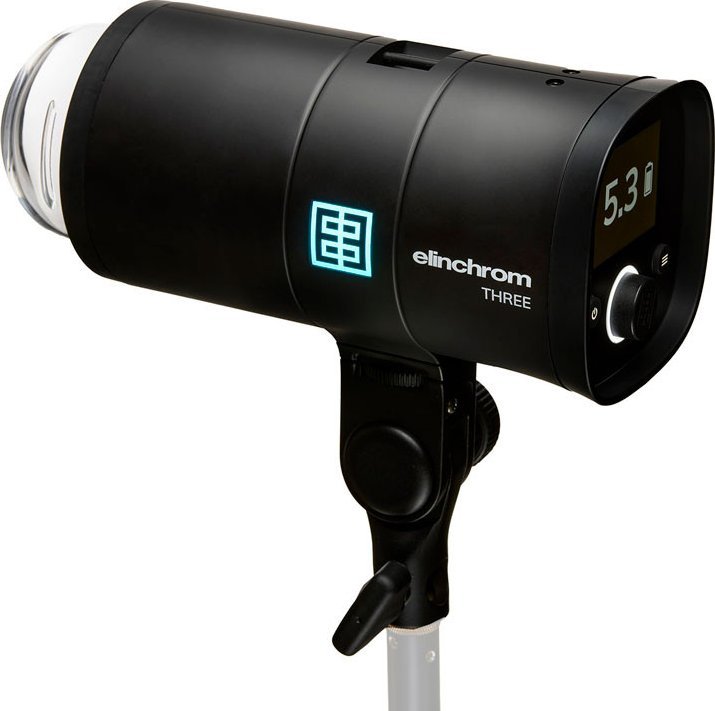 Set blicash Elinchrom THREE Off Camera Flash Dual Kit, 261Ws, me bateri Li Ion, i zi